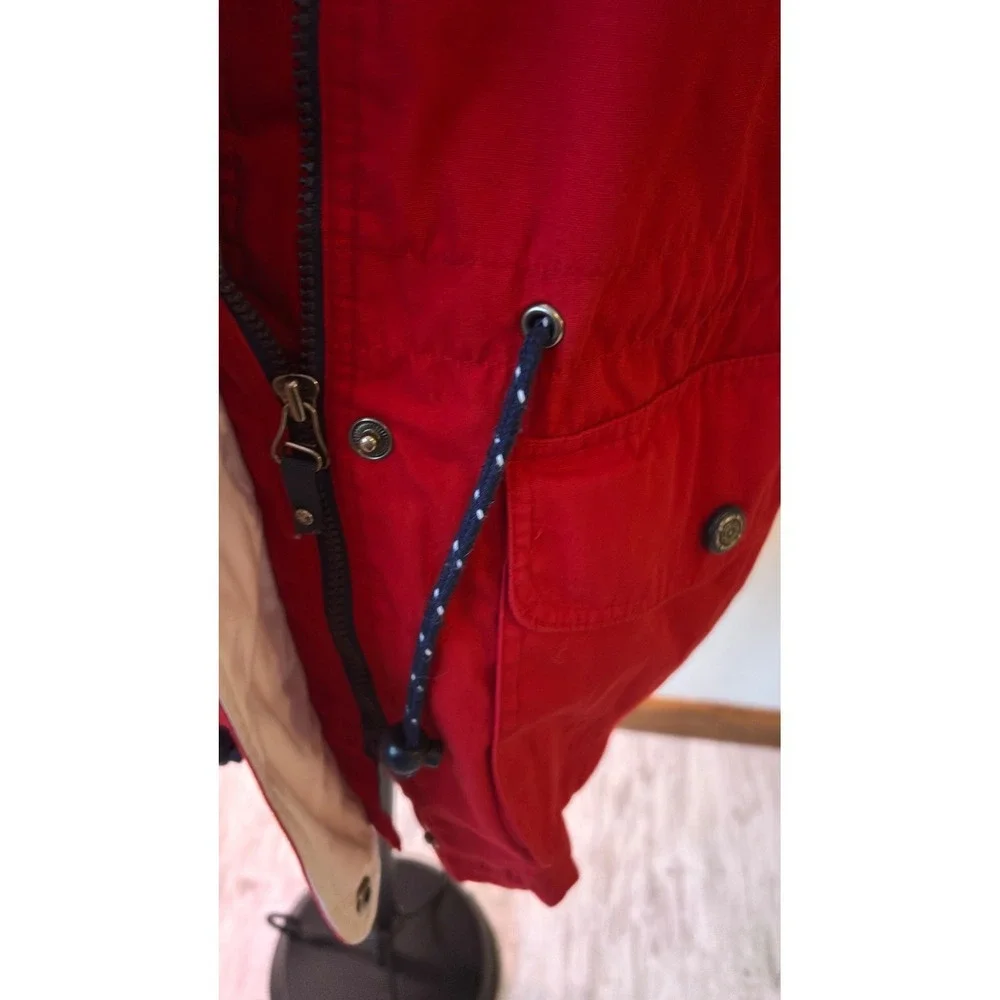 Vintage Pacific Trail Red Jacket Size‎ M Lightweight Hooded Outdoor Adventure